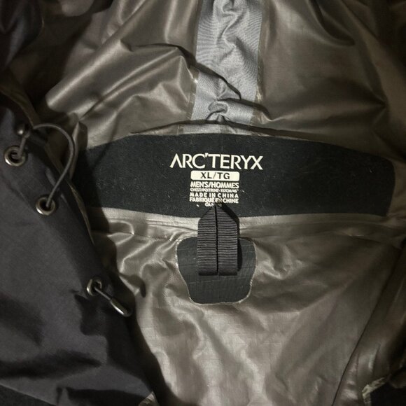 Arc'teryx Alpha SL Jacket Mens XL Black Hooded Gore-Tex Paclite RARE japan model - Picture 6 of 7